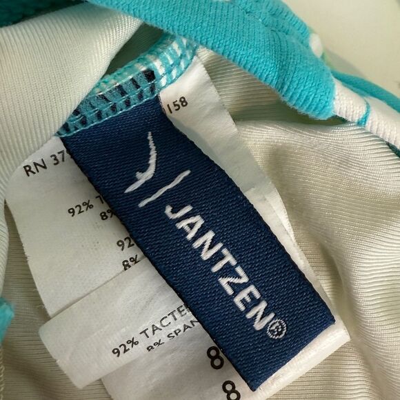 Jantzen Floral One Piece Bathing Suit Swimwear 8 - Picture 3 of 6